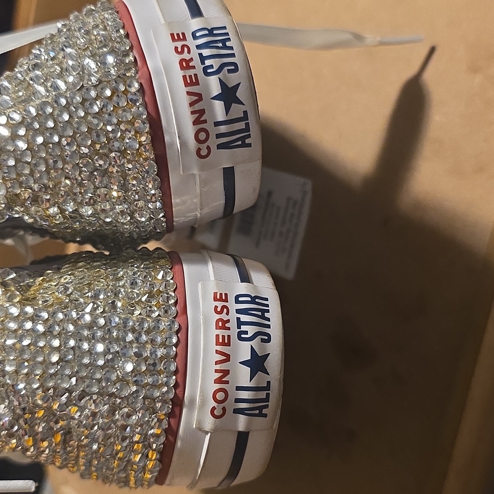 Converse Chuck Taylor Custom Sparkling High-Tops - Silvery - Picture 7 of 16